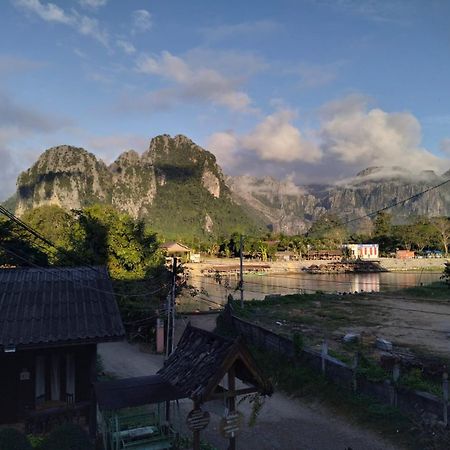 Bungalows Le Jardin Vangvieng Vang Vieng Eksteriør bilde