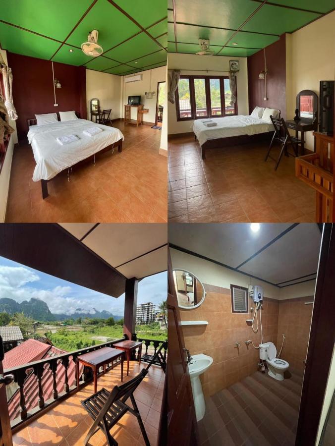 Bungalows Le Jardin Vangvieng Vang Vieng Eksteriør bilde