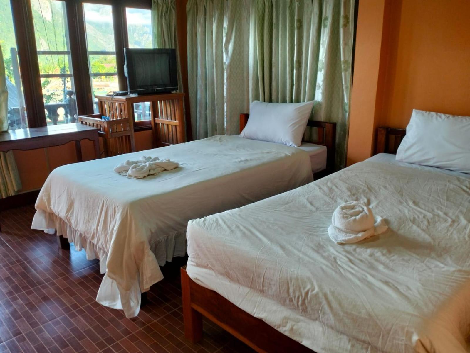 Bungalows Le Jardin Vangvieng Vang Vieng Eksteriør bilde